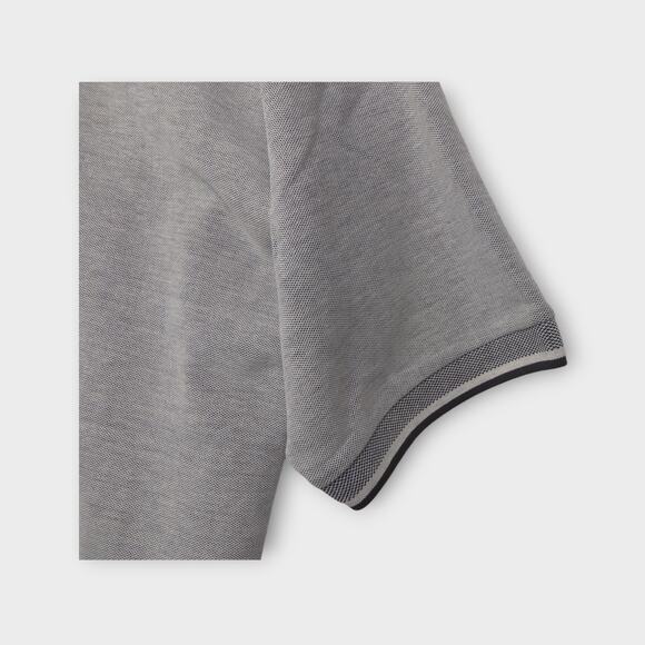 Mens McIntosh & Seymour Oregon Soccer Gear Rugby Black & White Polo Size Large - Picture 3 of 6